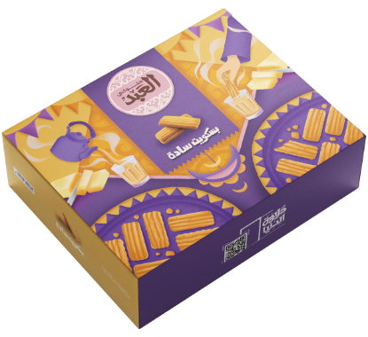 بسكويت سادة 72 قطعة