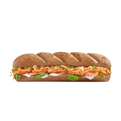 Smoked Salmon Sandwich - ساندوتش سالمون مدخن